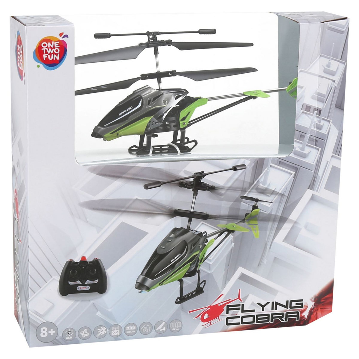 One Two Fun Hélicoptère Infrarouge Cobra 21 cm