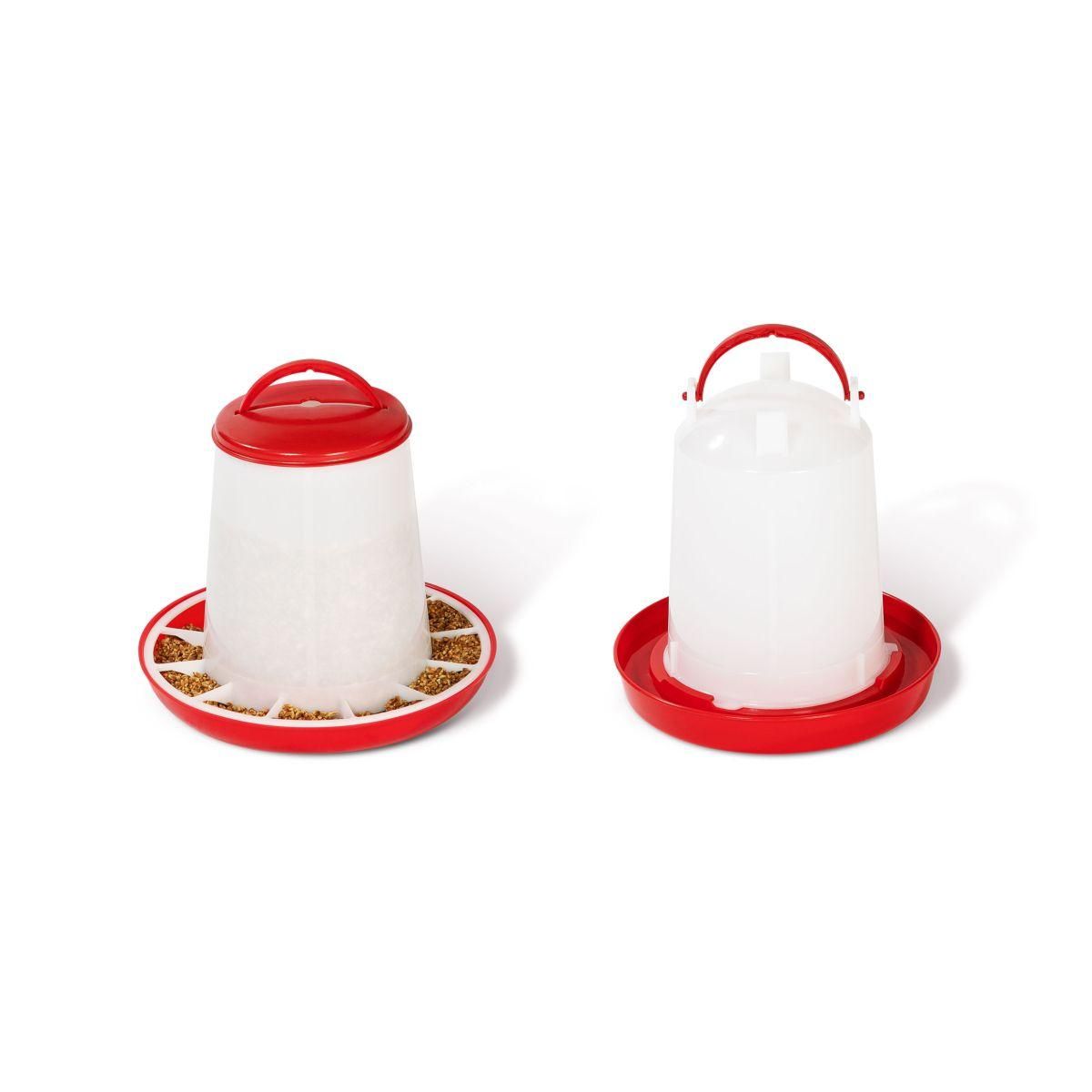 Jardikt Abreuvoir 10L + distributeur 7,5 kg