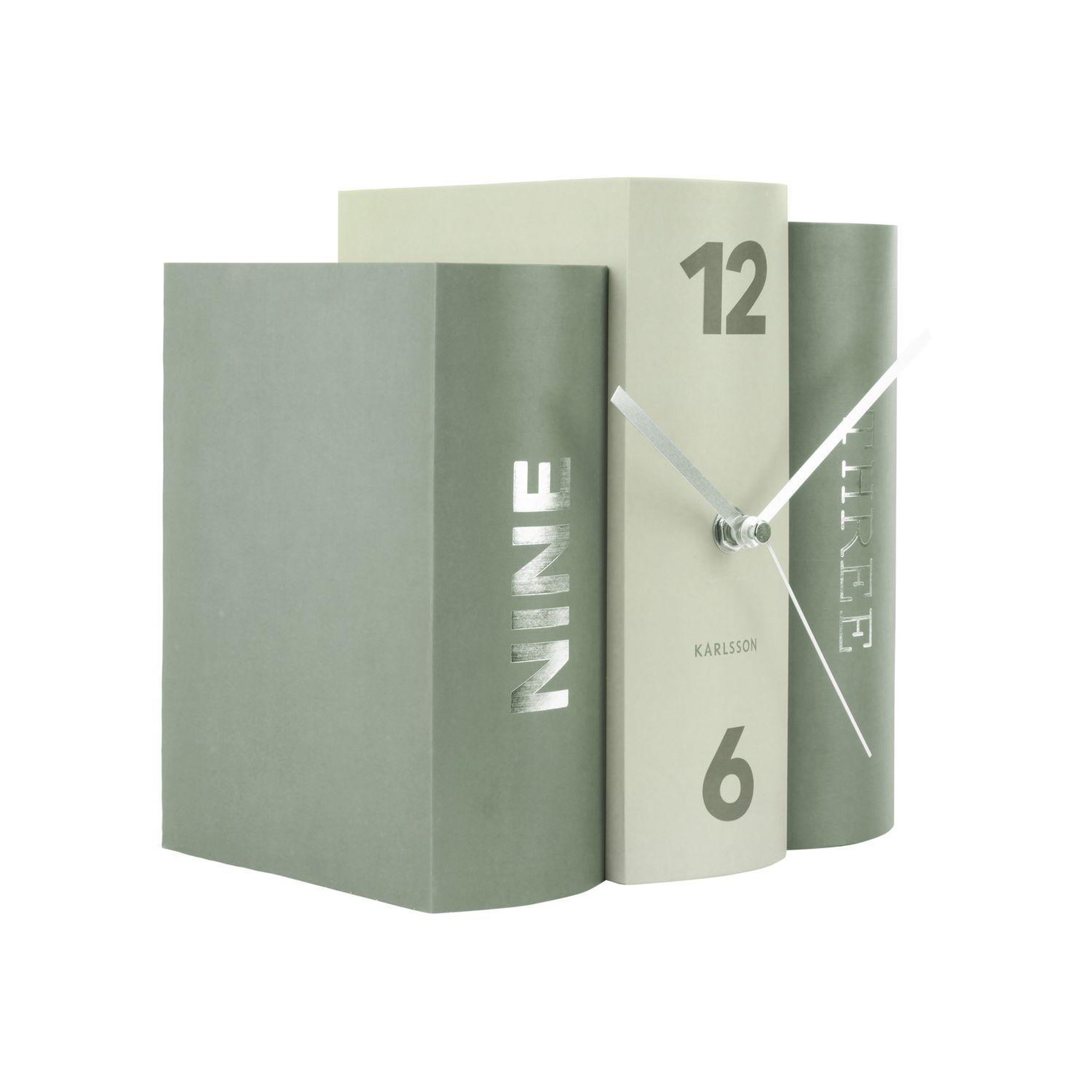 Voir la diapositive 3 : Karlsson Horloge à poser trompe-l'œil book