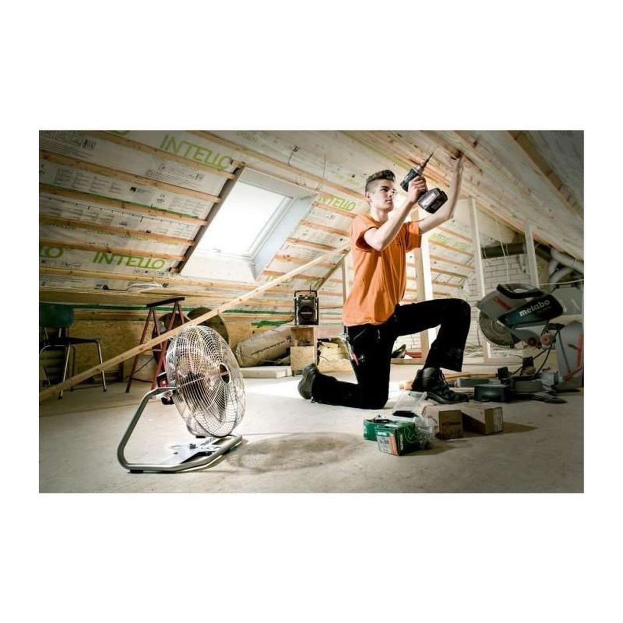 Voir la diapositive 2 : METABO SAS Ventilateur 18 V AV 18 - Pick+Mix (sans batterie)