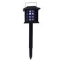 Voir la diapositive 2 : TOILINUX Lot de 2 Lampes LED solaires à planter - Anti-moustique - Noir