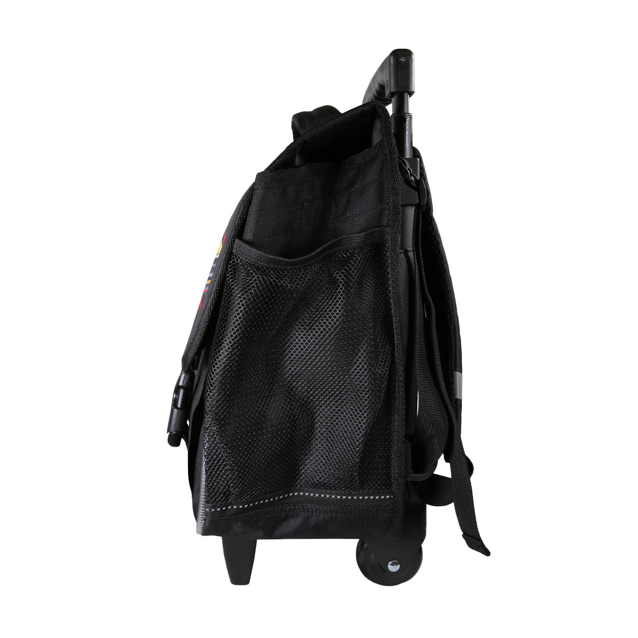 Voir la diapositive 3 : Bagtrotter Fast & Furious - Cartable Scolaire à Roulettes 38 cm - Garçon - Noir - 2 Compartiments