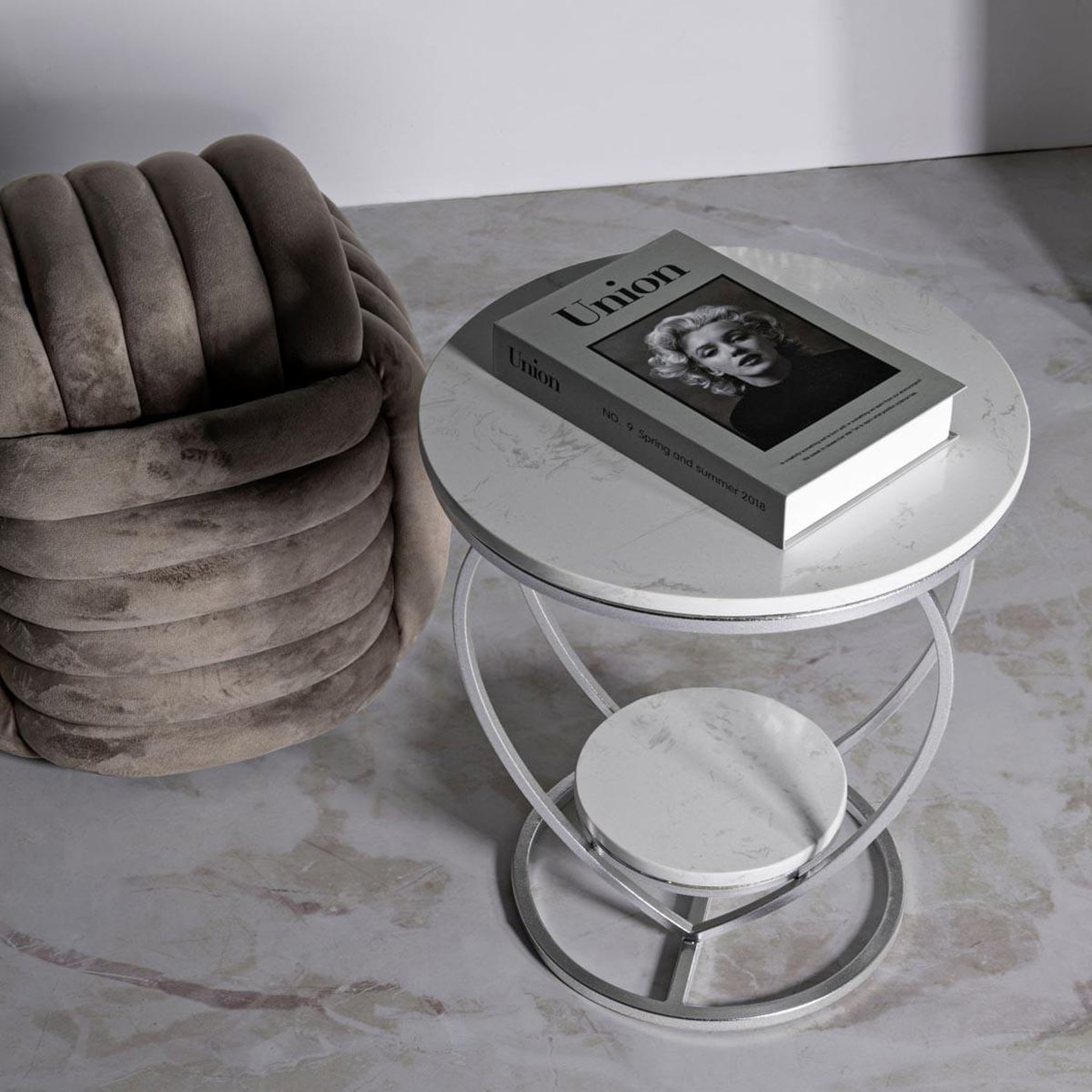 Voir la diapositive 6 : Paris Prix Table d'appoint design  heart  45cm argent