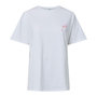 Voir la diapositive 1 : Pieces T-Shirt Blanc/Rose Femme Pieces Fasty