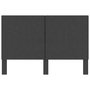 Voir la diapositive 4 : VIDAXL Tete de lit Gris fonce Tissu 160x200 cm