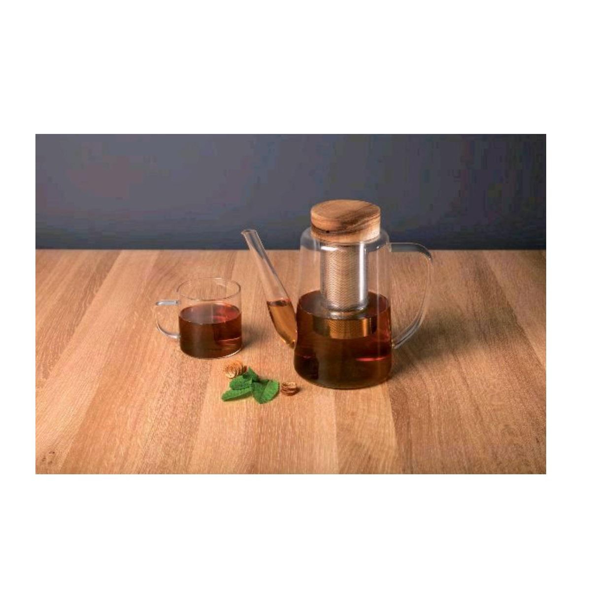 Voir la diapositive 3 : OGO LIVING Théière en verre 1.2l - 7912099