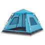 Voir la diapositive 2 : VIDAXL Tente de camping a dome 5 personnes bleu liberation rapide