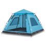 Voir la diapositive 2 : VIDAXL Tente de camping a dome 5 personnes bleu liberation rapide