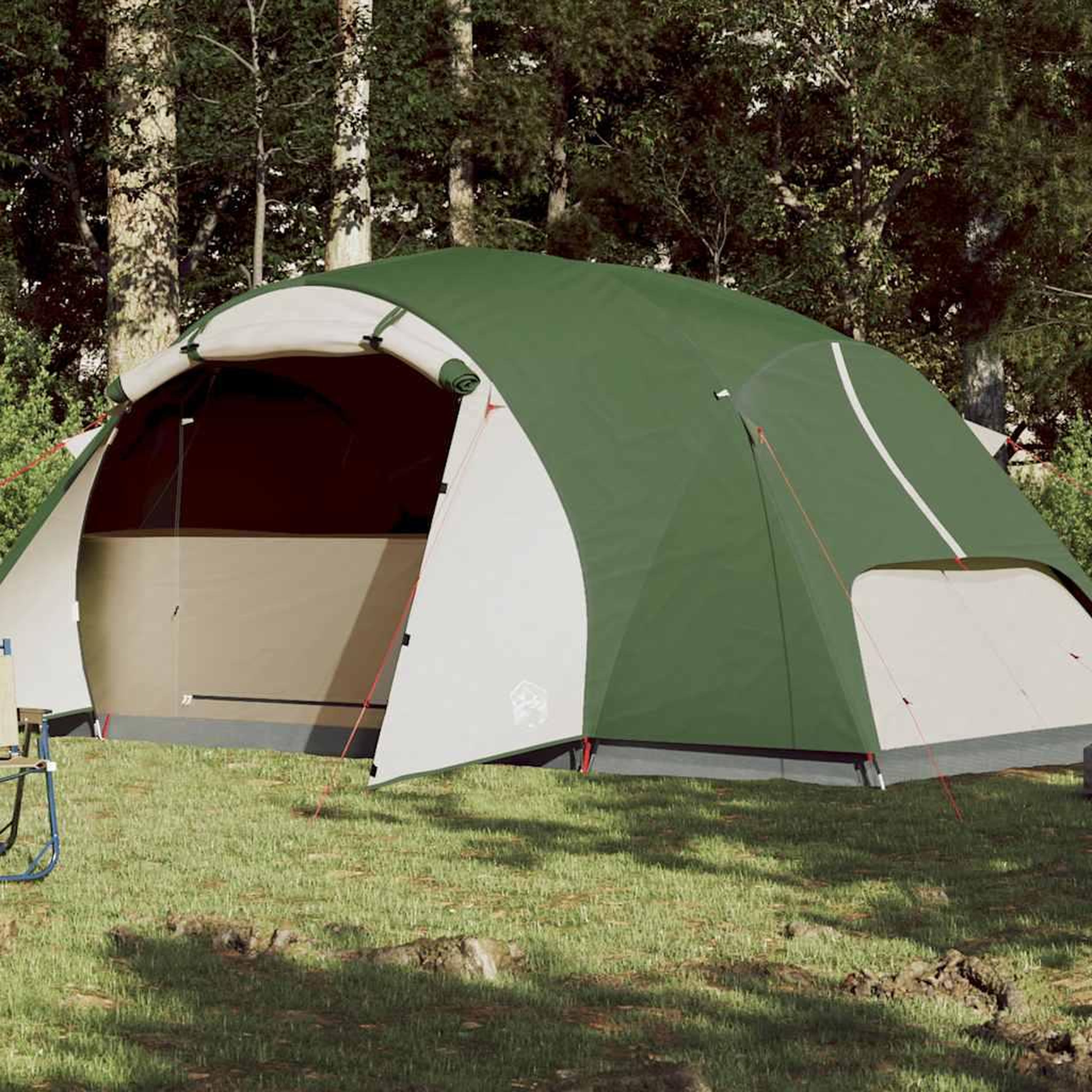 VIDAXL Tente familiale Crossvent 8 personnes vert impermeable