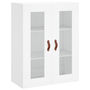 Voir la diapositive 2 : VIDAXL Armoire murale blanc 69,5x34x90 cm