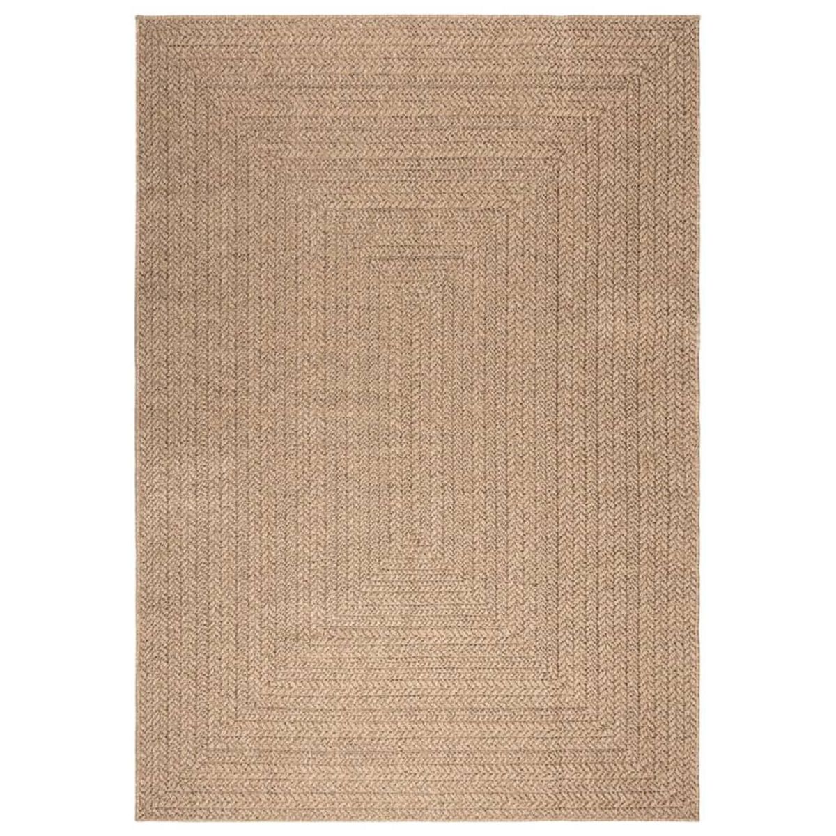 VIDAXL Tapis 160x230 cm aspect jute interieur et exterieur