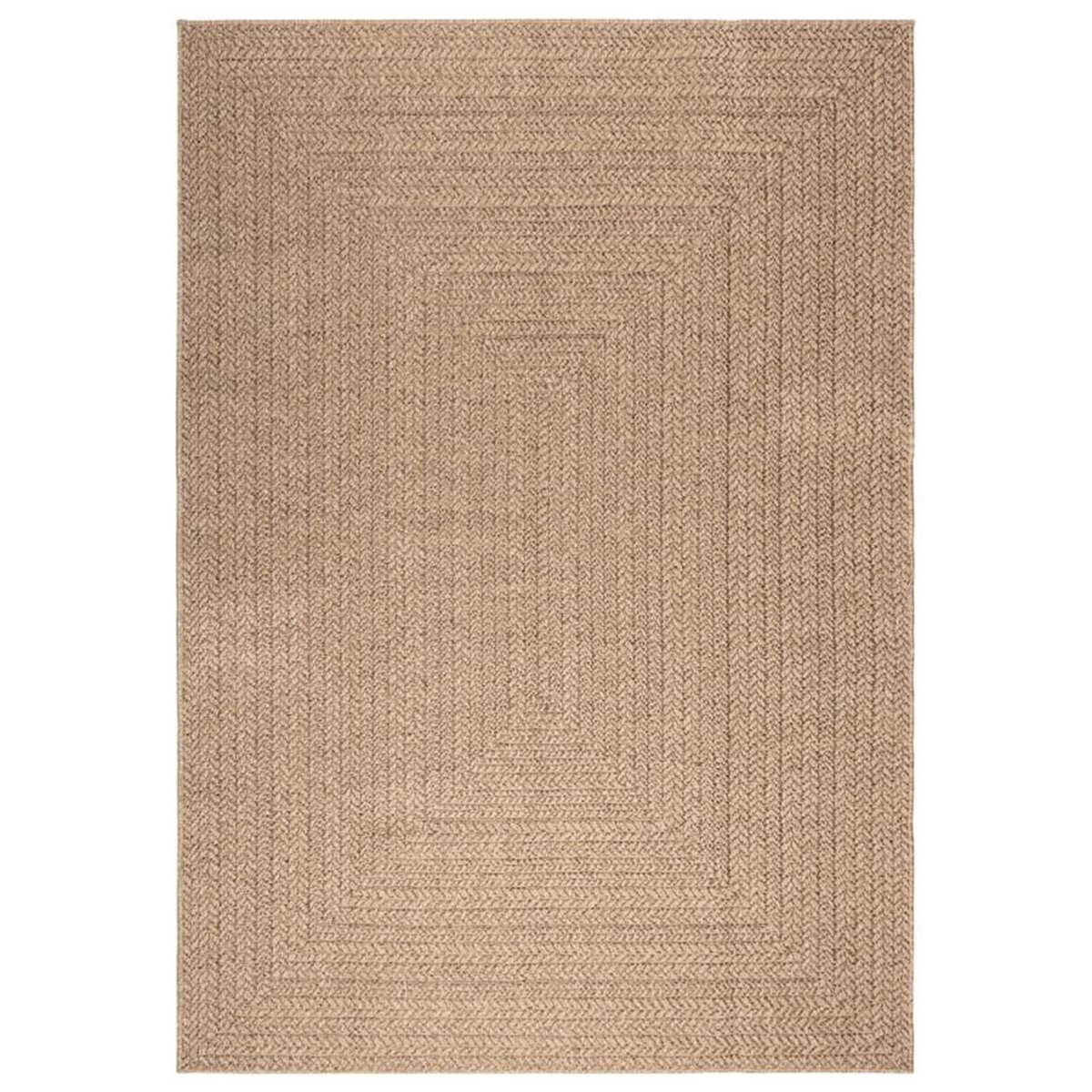 VIDAXL Tapis 160x230 cm aspect jute interieur et exterieur
