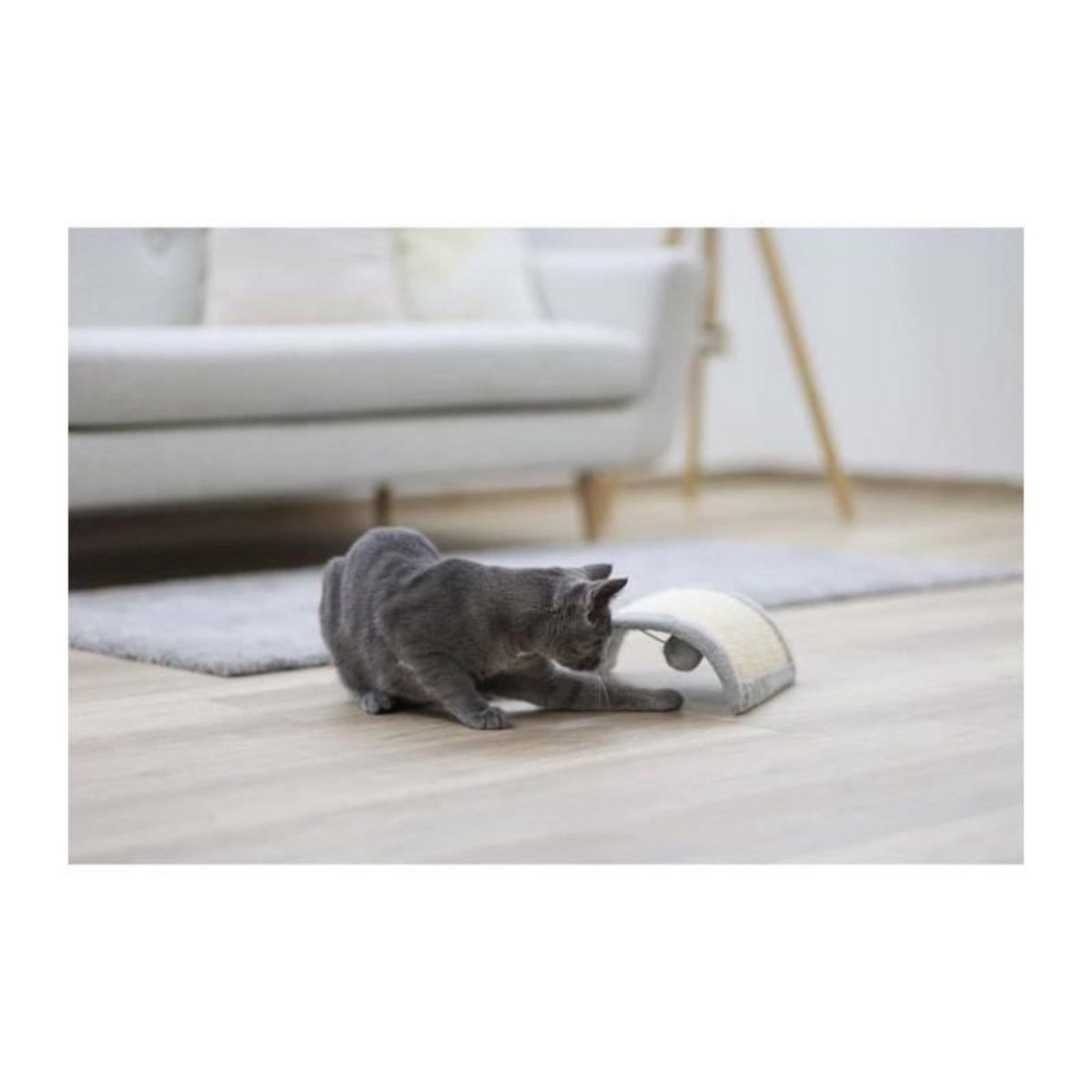 KERBL Griffoir - KERBL - Half Moon - Gris - 26x22x11cm