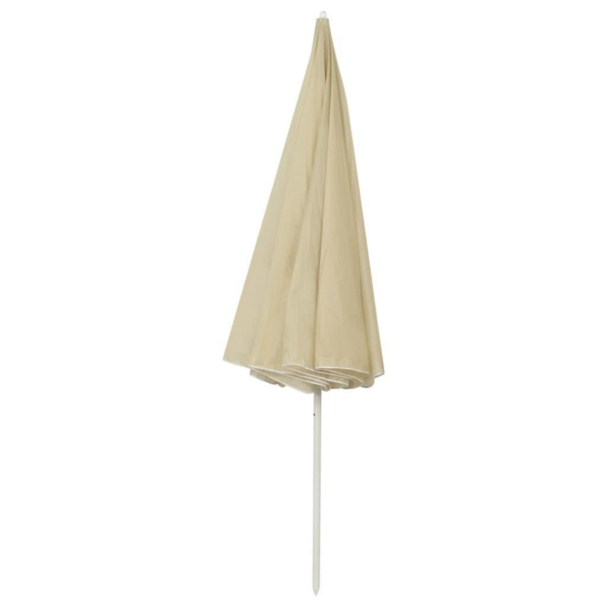 VIDAXL Parasol de plage jaune sable 300 cm
