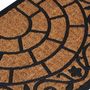 Voir la diapositive 5 : VIDAXL Tapis de porte demi-rond 45x75 cm caoutchouc et fibre de coco