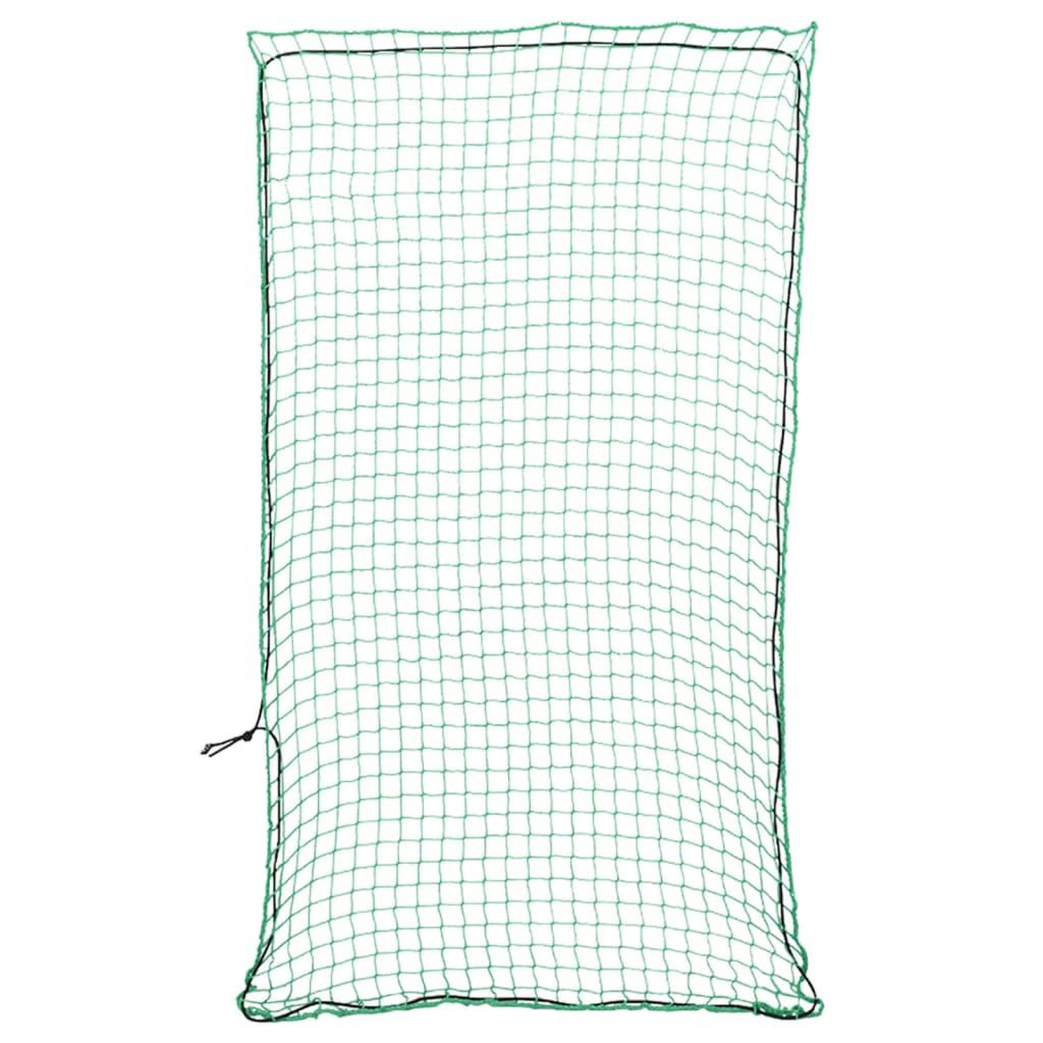 VIDAXL Filet pour remorque avec corde elastique vert 4,5x2,5 m PP