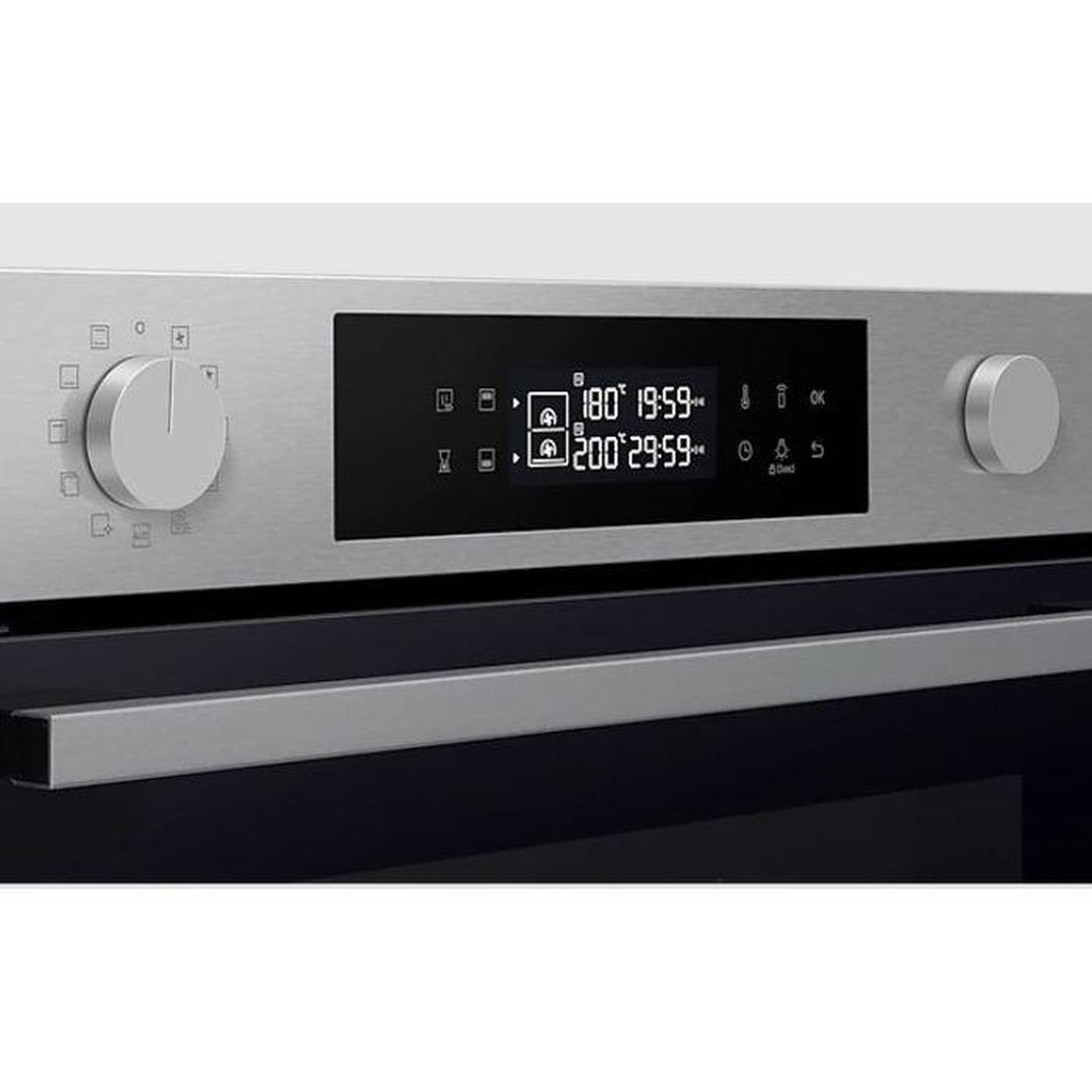 Voir la diapositive 4 : Samsung Four intégrable 76l 60 cm pyrolyse inox - nv7b4430zas