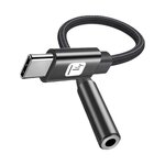 TECHLY Adaptateur audio Techly 8059018367973 USB-C jack 3,5 mm argent