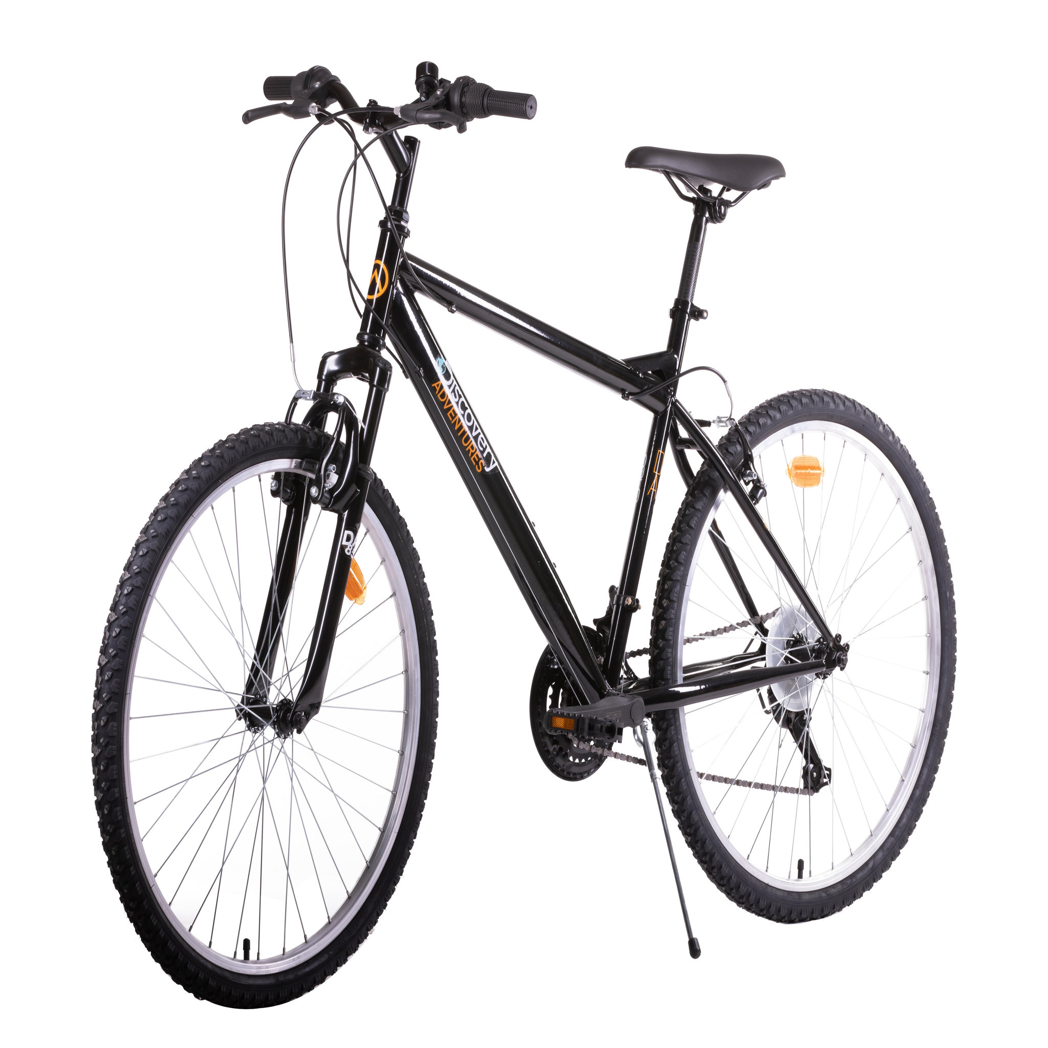 Voir la diapositive 4 : DISCOVERY ADVENTURES Vélo VTT 26'' Rigide Homme  Discovery Adventures  - Fourche télescopique - 21 vitesses – Shimano – Freins V-Brake