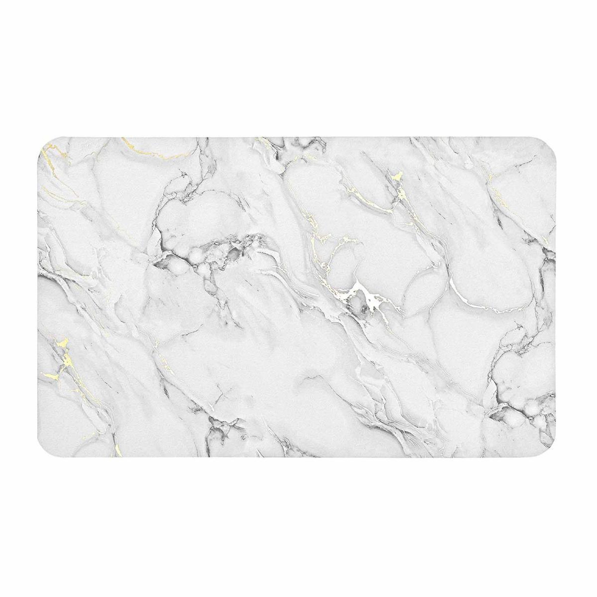 Douceur d'Intérieur Tapis de bain déco  venor  50x80cm gris