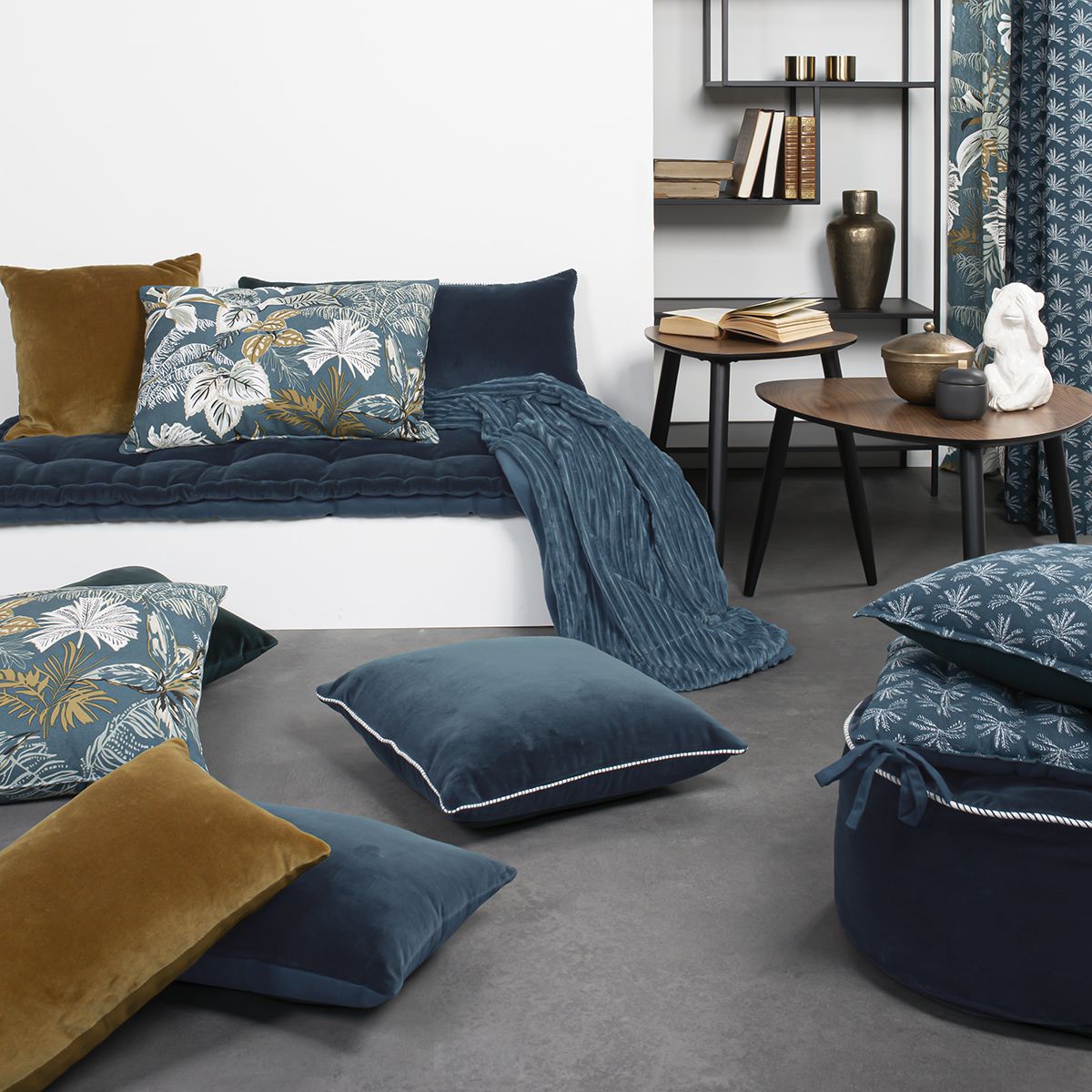 TODAY Coussin déco en coton JULIANA