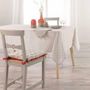 Voir la diapositive 3 : Paris Prix Nappe Imprimée en Coton  Giana  140x240cm Beige