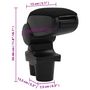 Voir la diapositive 6 : VIDAXL Accoudoir de voiture noir 13x36x(30-46) cm ABS