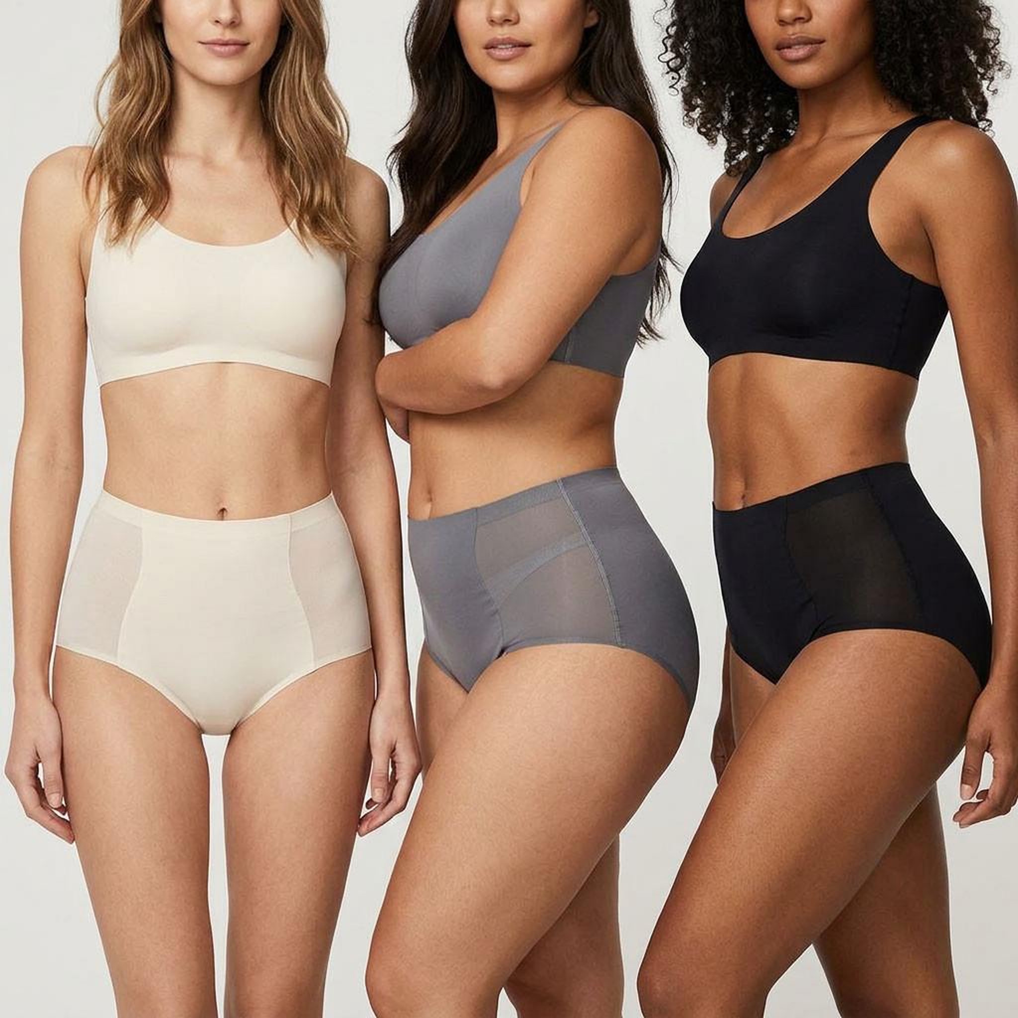 Voir la diapositive 2 : OZABI OZABI Pack de Culottes Femme Gainantes Invisibles Dentelle et Laser – Lot de 6