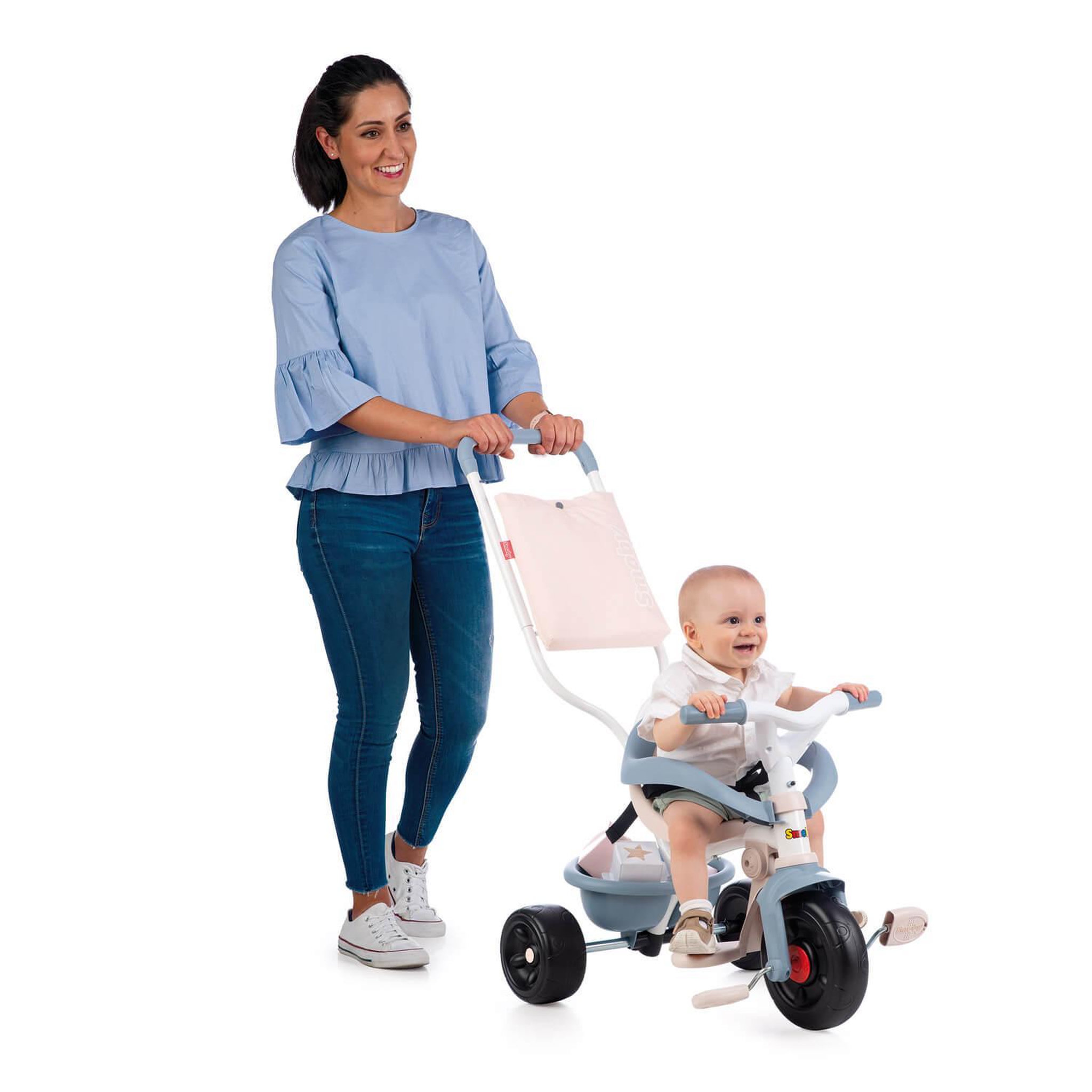 Voir la diapositive 5 : SMOBY Tricycle Be Fun Confort Bleu