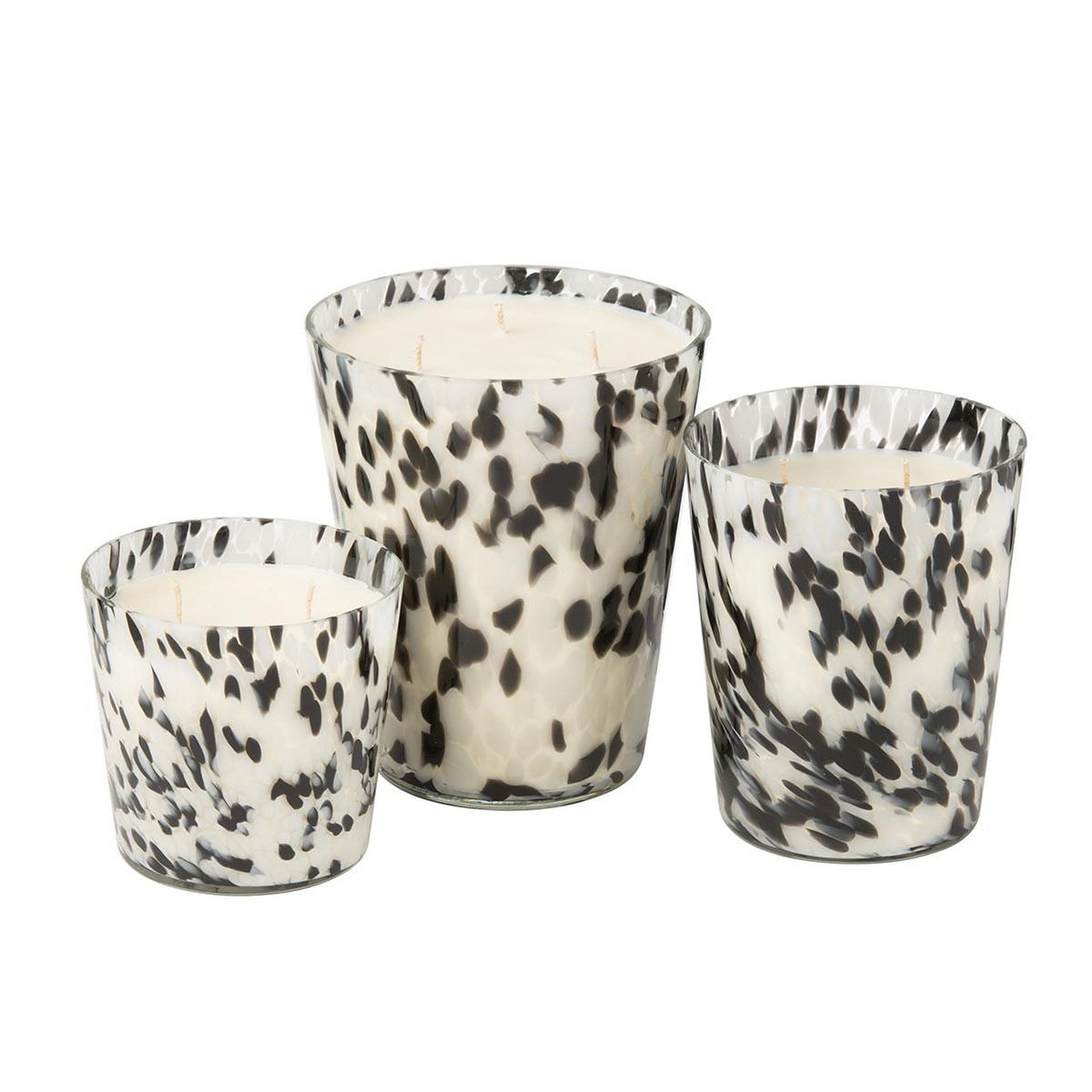 Voir la diapositive 2 : J-LINE Bougie parfumée  noa  20cm stone & rock