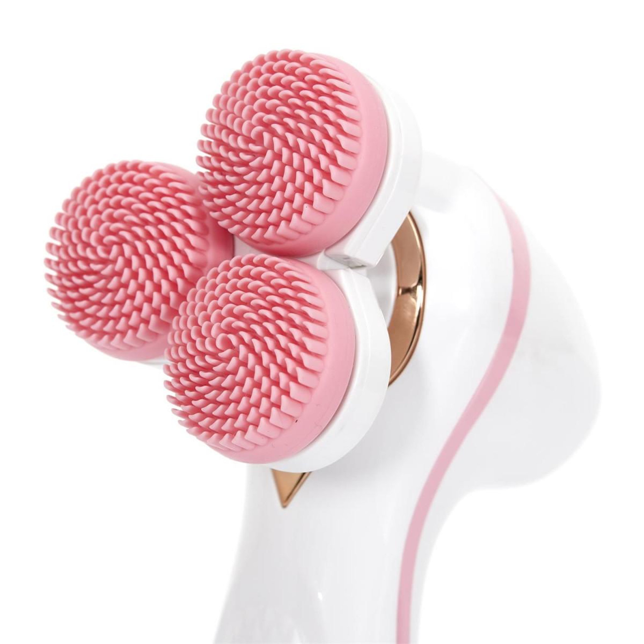 Voir la diapositive 6 : Cosmetic Club Brosse nettoyante visage  2 têtes  17cm blanc