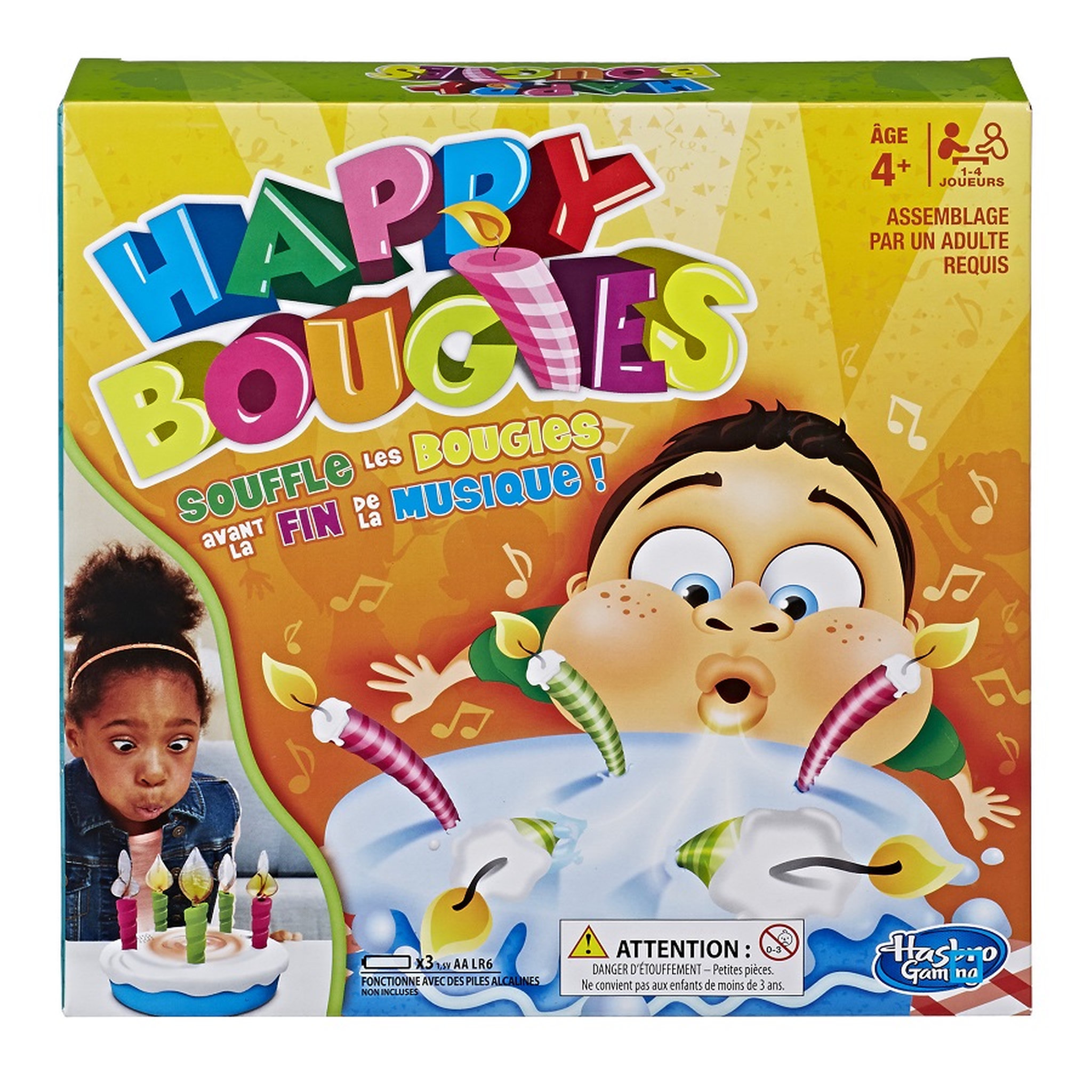 Voir la diapositive 1 : HASBRO Happy Bougies - Jeu d'action et de réflexe