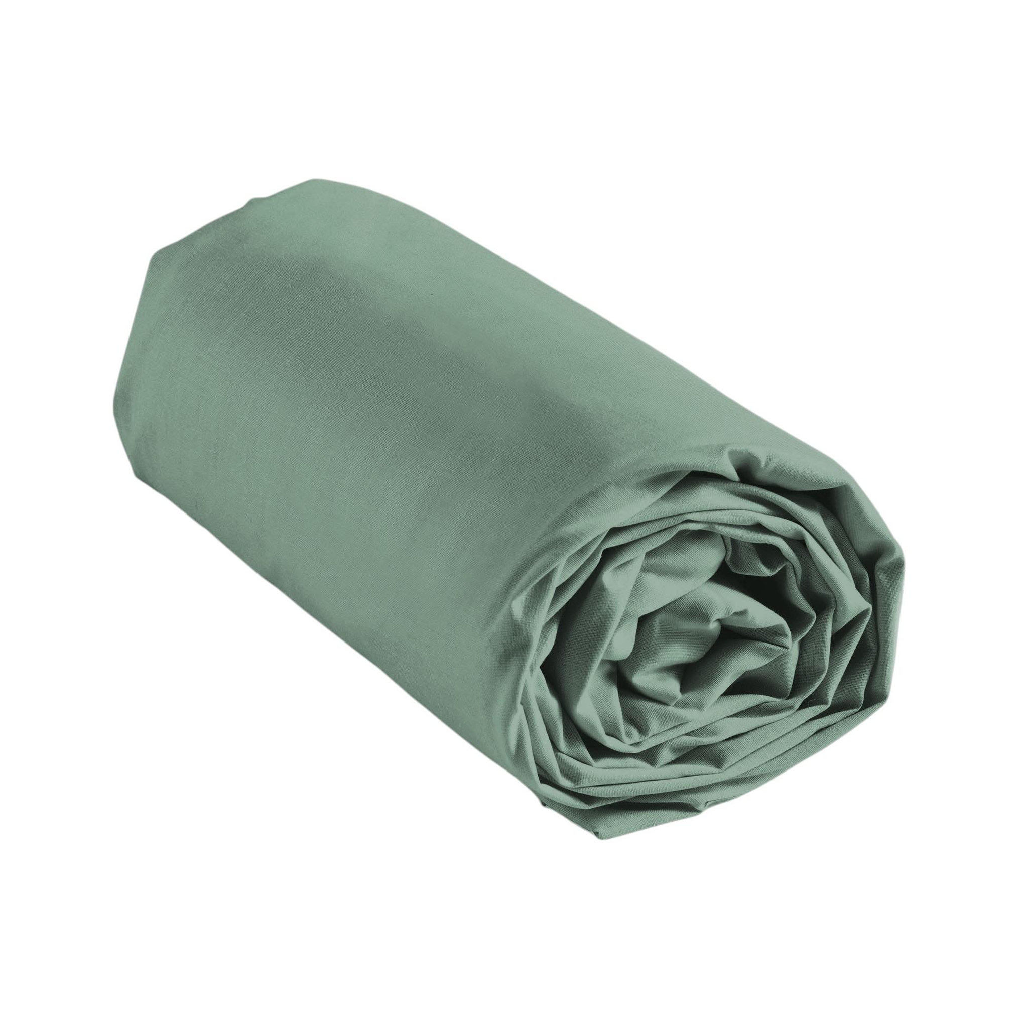 Voir la diapositive 1 : Eden Drap housse en coton line design et moderne