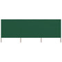 Voir la diapositive 3 : VIDAXL Paravent 3 panneaux Tissu 400 x 120 cm Vert