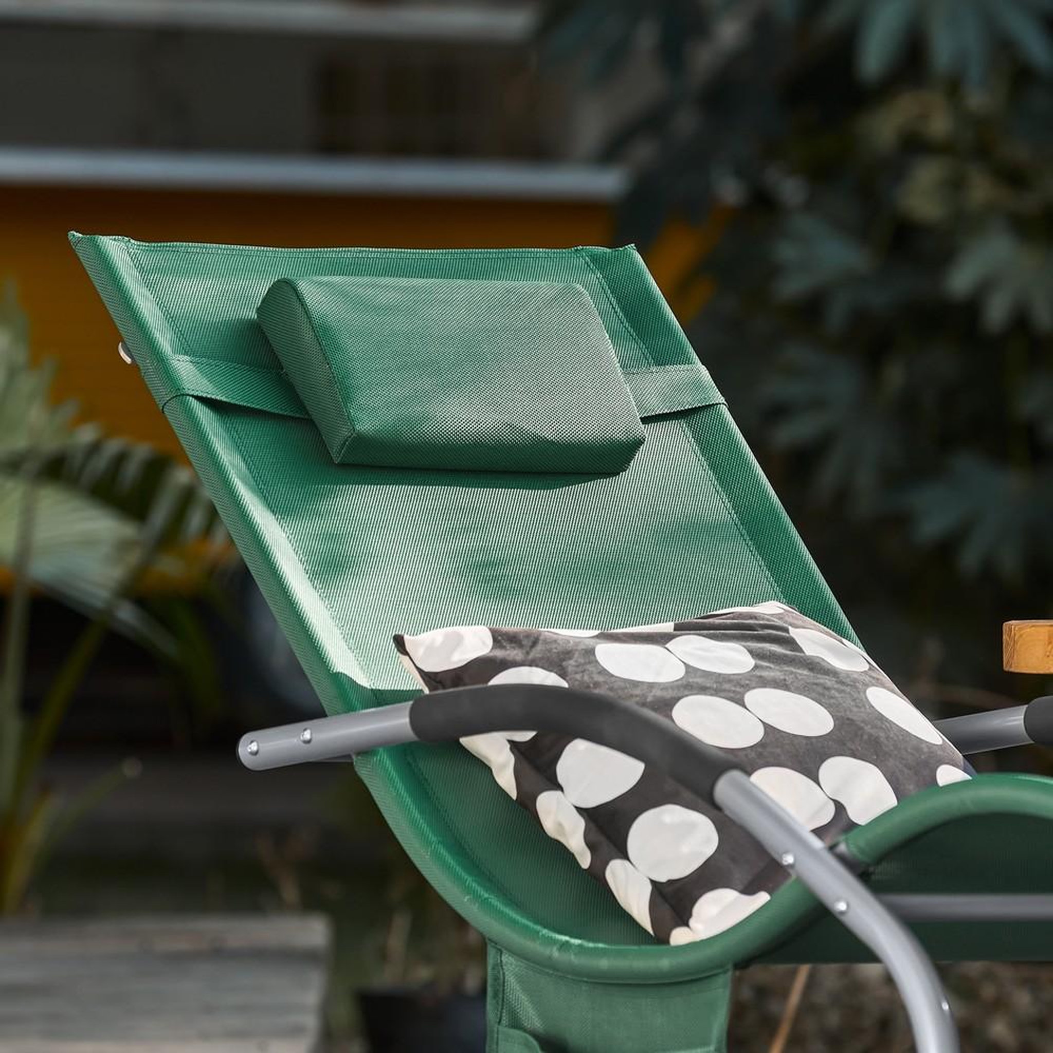 Voir la diapositive 5 : SOBUY SoBuy - Fauteuil À Bascule De Jardin pliable - Moderne - OGS28