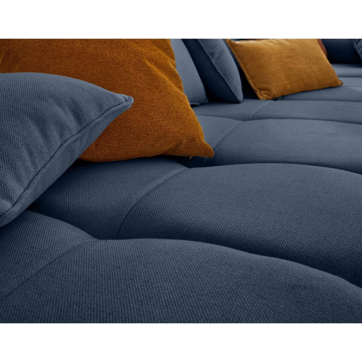 LISA DESIGN Caracas - canapé modulable d'angle droit - 5 places - en tissu