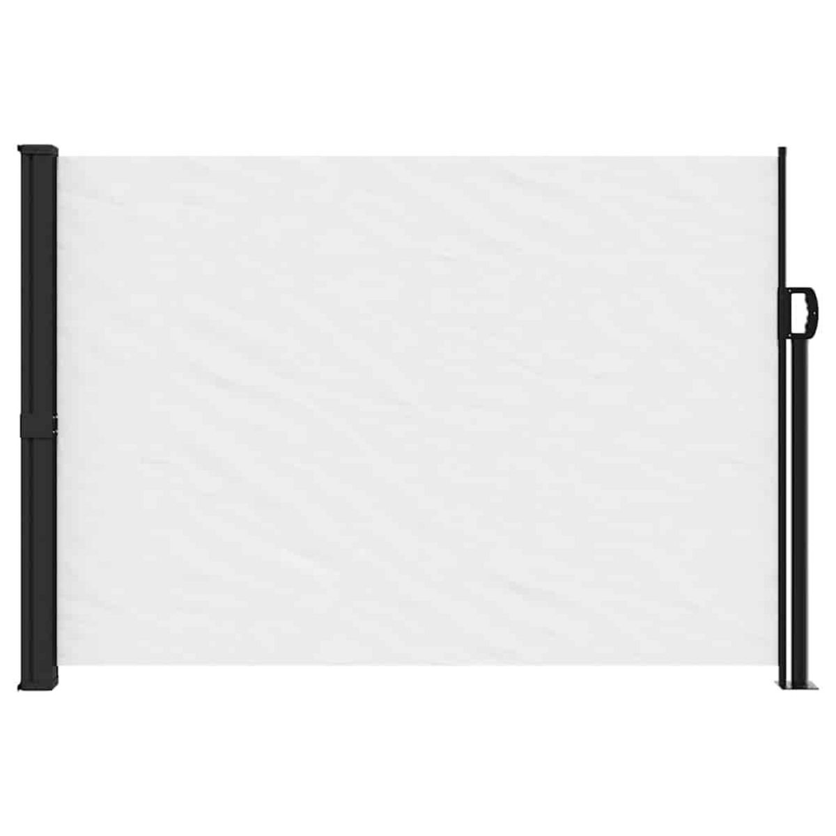 VIDAXL Auvent lateral retractable blanc 140x500 cm