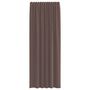 Voir la diapositive 4 : VIDAXL Rideaux en voile avec passants 2 pcs marron