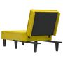 Voir la diapositive 5 : VIDAXL Chaise longue jaune velours