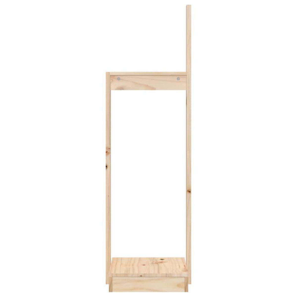 VIDAXL Porte-buches 33,5x30x110 cm Bois massif de pin