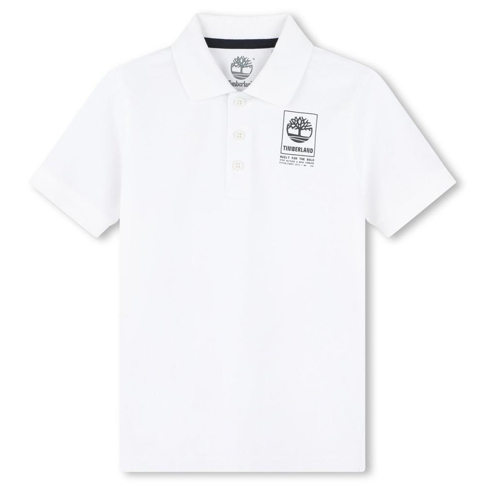 TIMBERLAND Polo Blanc Garçon Timberland T60061