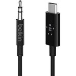 Belkin Câble Jack 3.5mm Rockstar + Connecteur USB-C