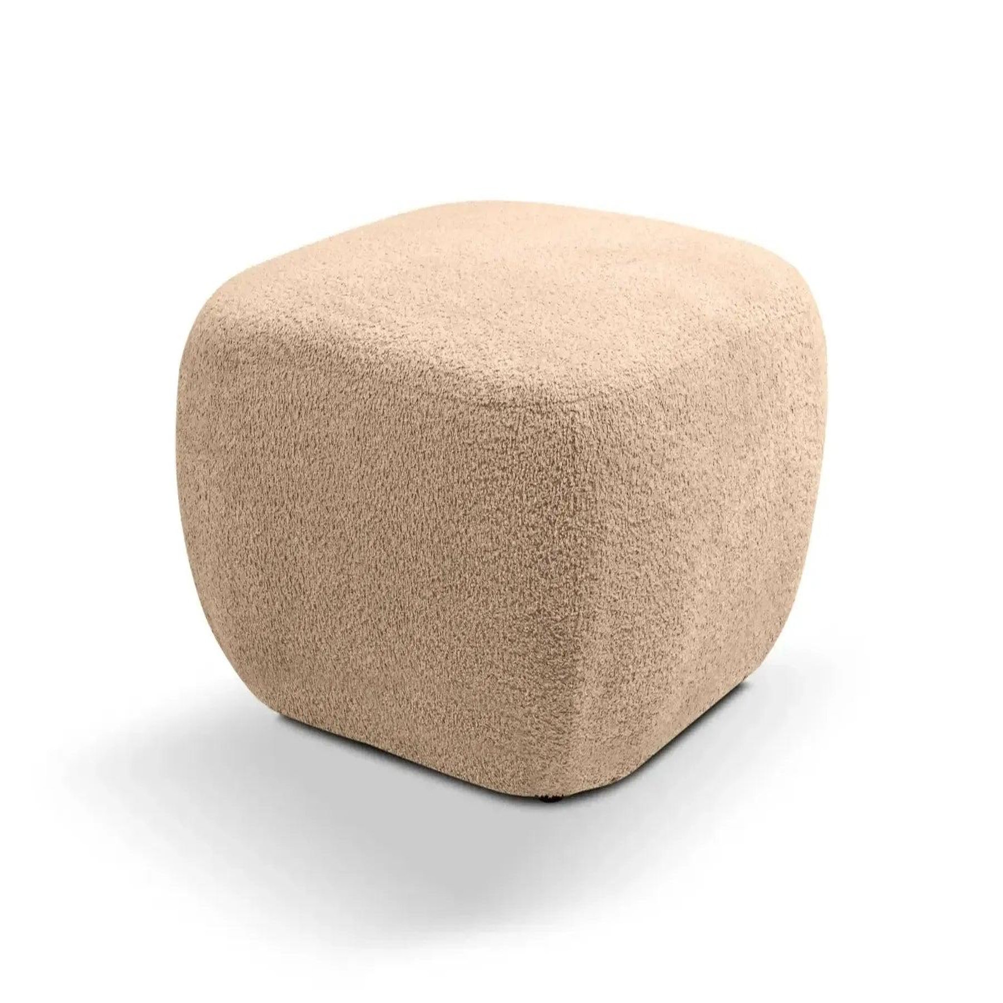 Voir la diapositive 6 : CASANOVA PARIS Santiago - pouf tissu bouclette