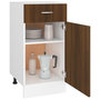Voir la diapositive 4 : VIDAXL Armoire de plancher a tiroir Chene marron 40x46x81,5 cm