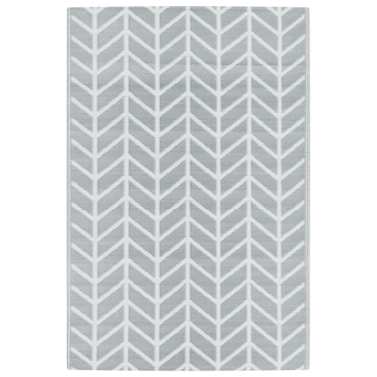 VIDAXL Tapis d'exterieur ARAKIL Gris 120x180 cm PP