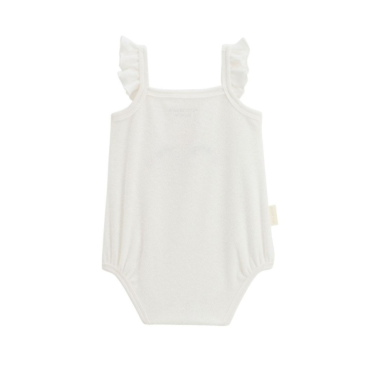 Petit Béguin Lot de 2 bodies bébé à bretelles en éponge Honfleur