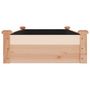 Voir la diapositive 5 : VIDAXL Lit sureleve de jardin doublure 120x60x25 cm bois massif sapin
