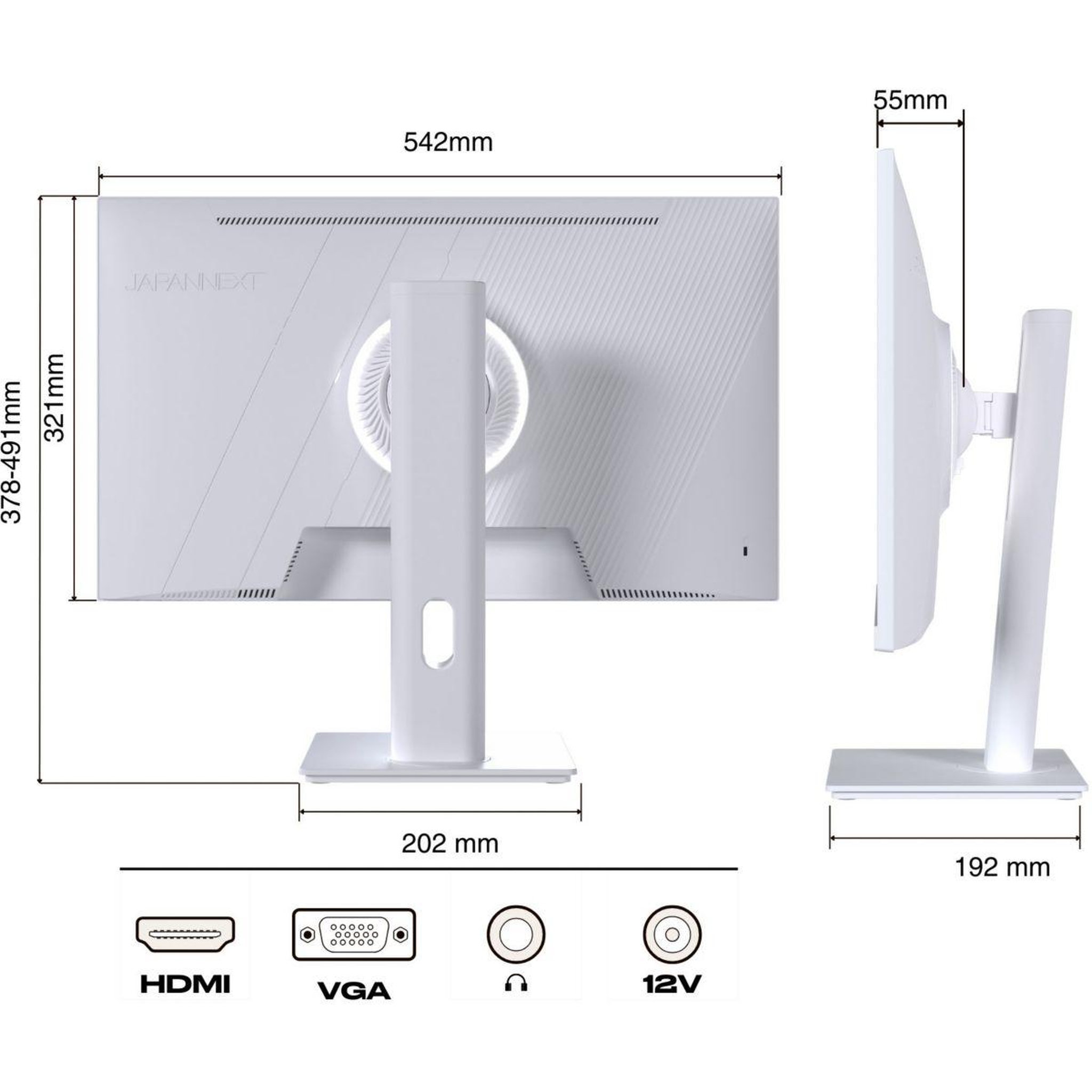 Voir la diapositive 4 : JAPANNEXT Ecran pc gamer jn-ips238g120f 24  full hd 120hz ips amd freesync