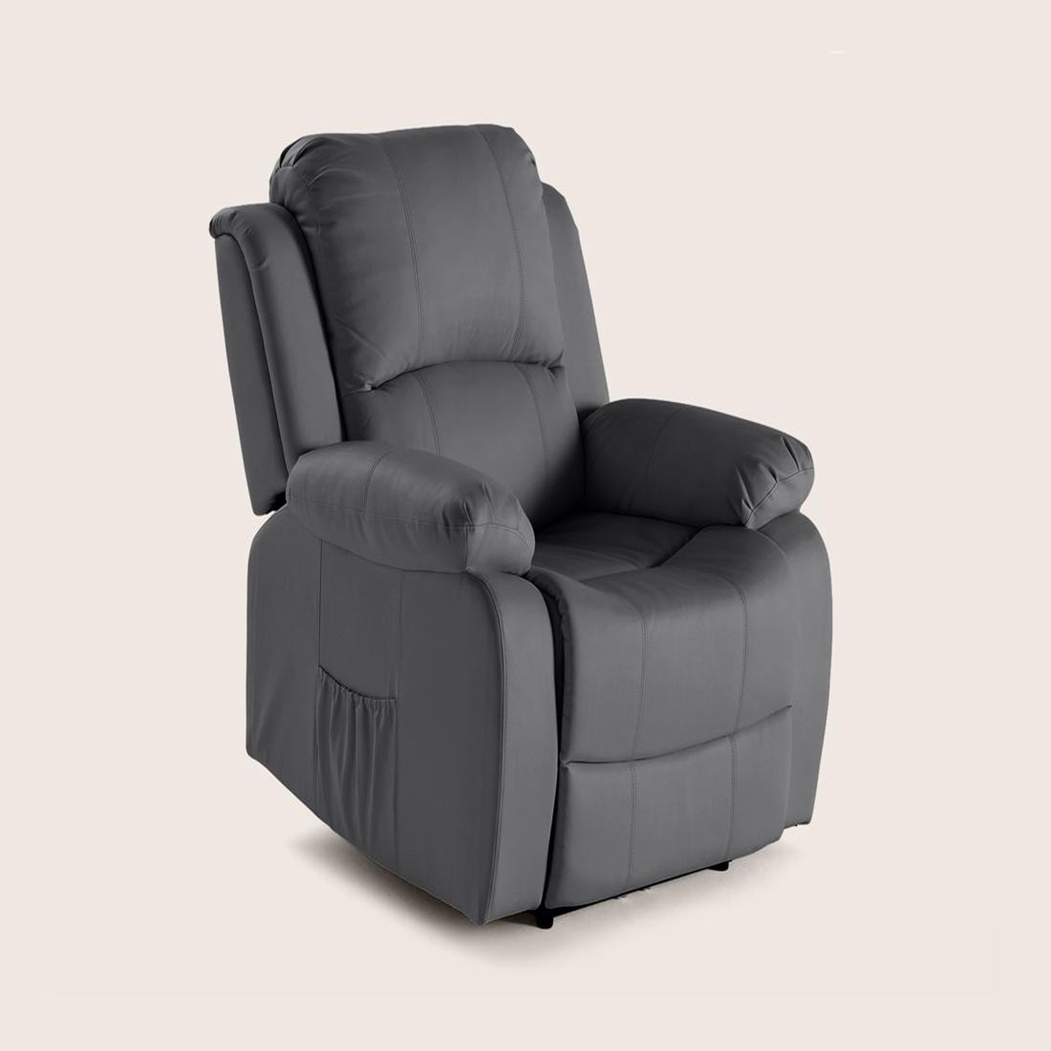 Voir la diapositive 4 : BEST MOBILIER Armand - fauteuil relax électrique en simili