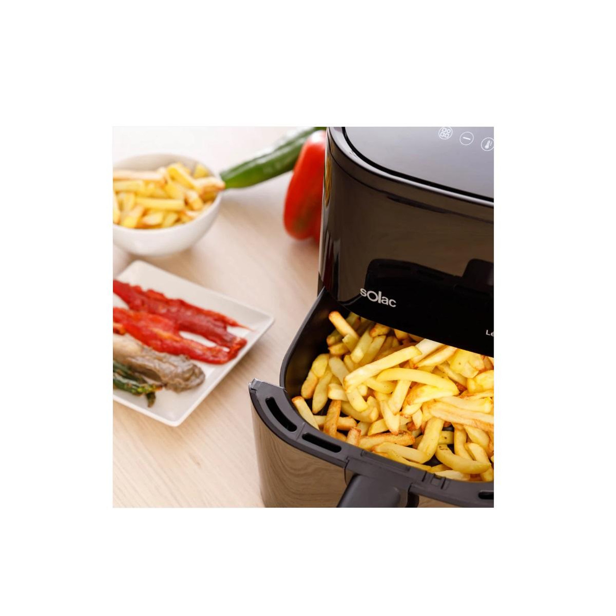Voir la diapositive 4 : SOLAC Friteuse sans huile 5l 1500w - fa1400